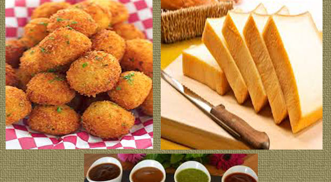 क्रिस्पी वेज ब्रैड बाल्स