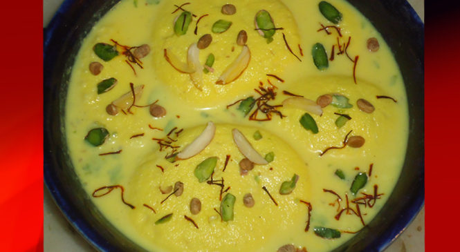 चावल की शाही रसमलाई….