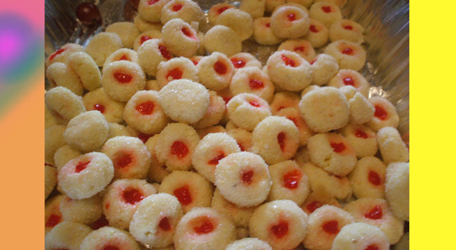 नारियल बेसन राउंड पेड़ा