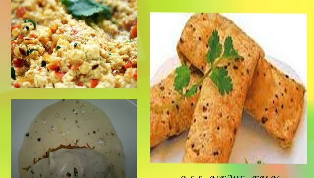 क्रिस्पी पनीर पापड़ रोल – papad recipe in hindi