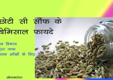 छोटी सी सौंफ के बेमिसाल फायदे – saunf ke fayde