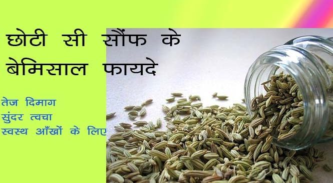 छोटी सी सौंफ के बेमिसाल फायदे – saunf ke fayde